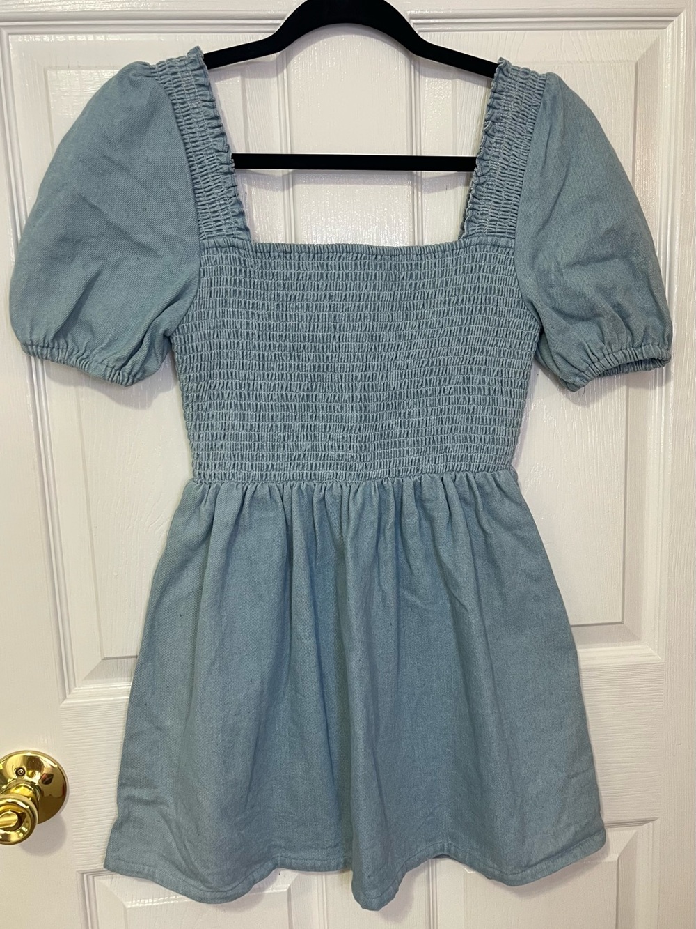 Denim Babydoll Dress